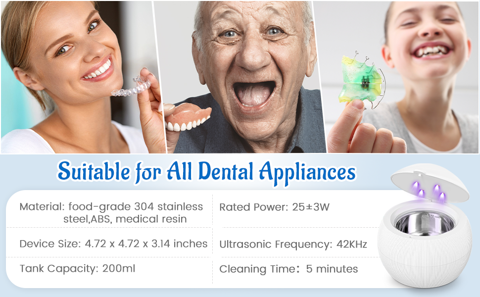 Esziluoky Ultrasonic Cleaner Retainer,Ultrasonic Uv Cleaner Machine for