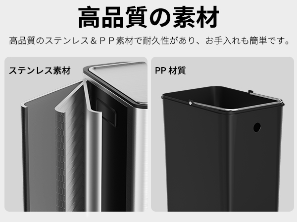 mVm ゴミ箱 分別 横型3分別 3×15L ダストボックス ブラック Amazon｜mVm ゴミ箱 分別 横型3分別 3×15L ダストボックス 蓋付き
