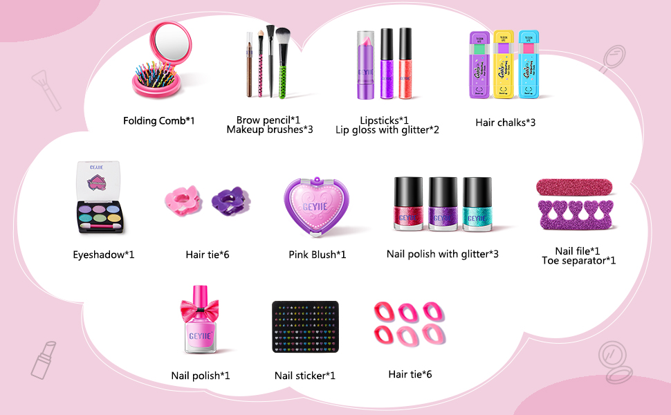 disney princess makeup kit for little girls kids make up kids for girls first makeup kit for girls