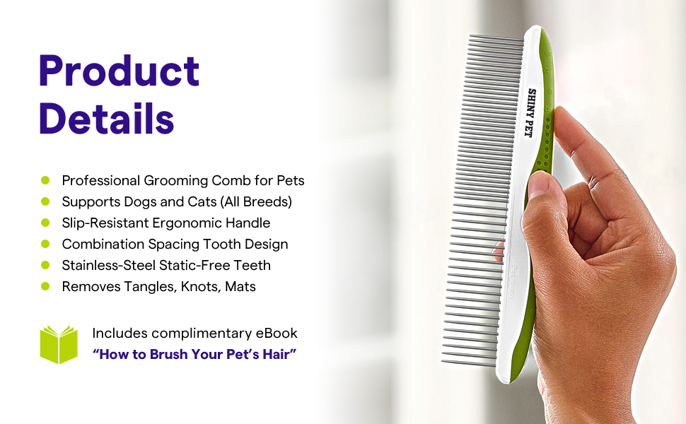 Dog Comb for Removes Tangles