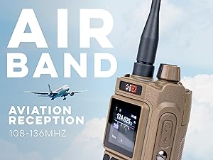 Aviation / airband reception uv-pro tan