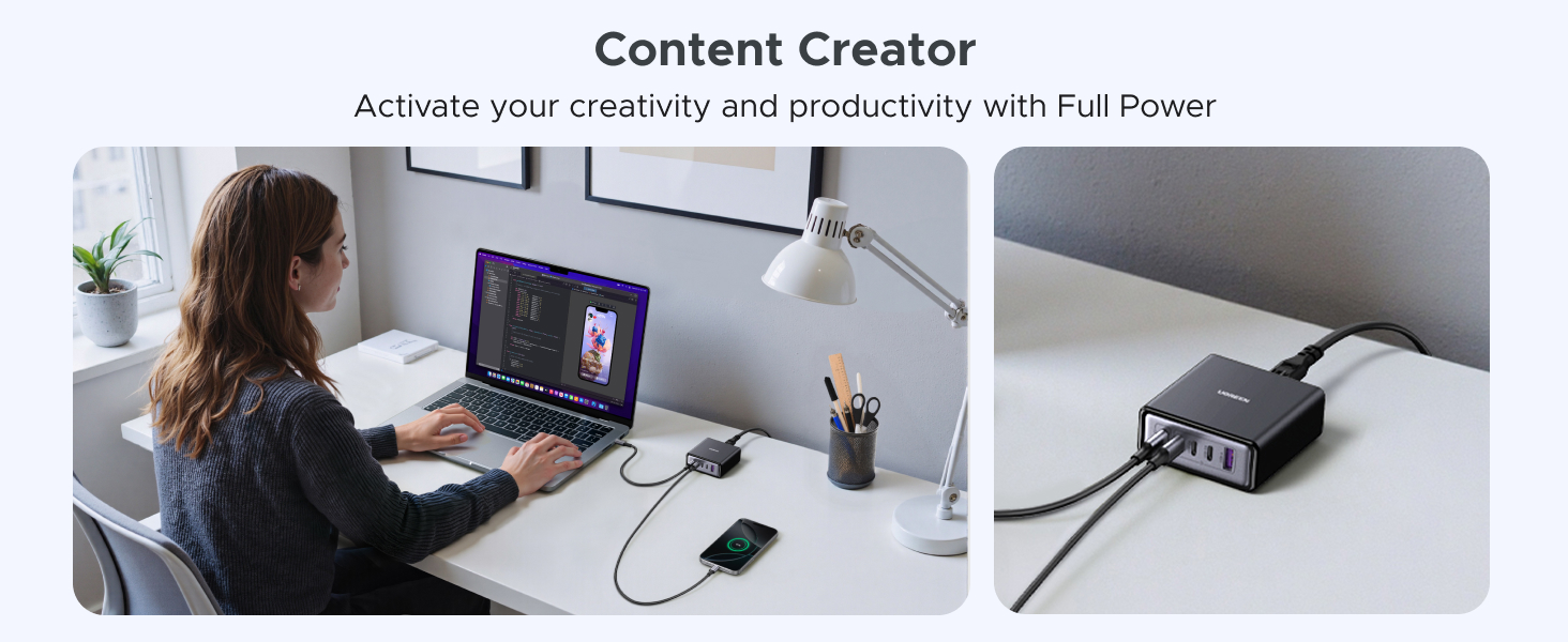 type c charger fast charge station usb phone laptop accessory huawei macbook business office supply