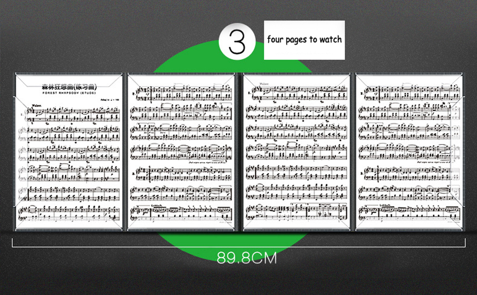 6 Pages Dossier de Rangeme+40 Pages Dossier de Musique Noir A4 Sonwaha Porte  Partition Chorale Partition de Piano Se Déplier Classeur pour Partitions de  Musique pour Imperméable : : Instruments de musique