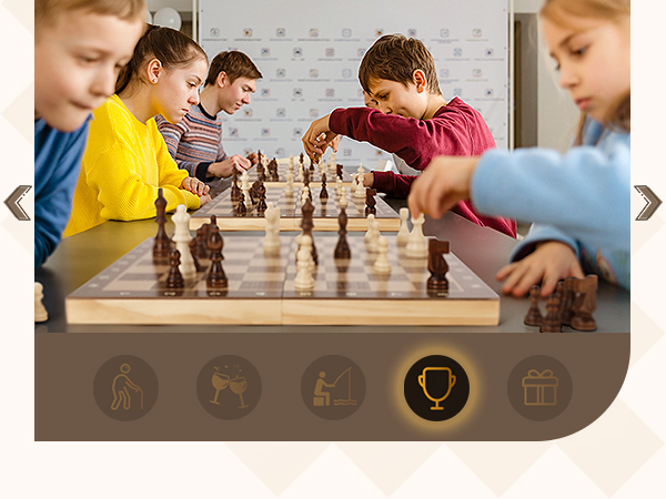 Chess Set | Wooden Magnetic Chess Board