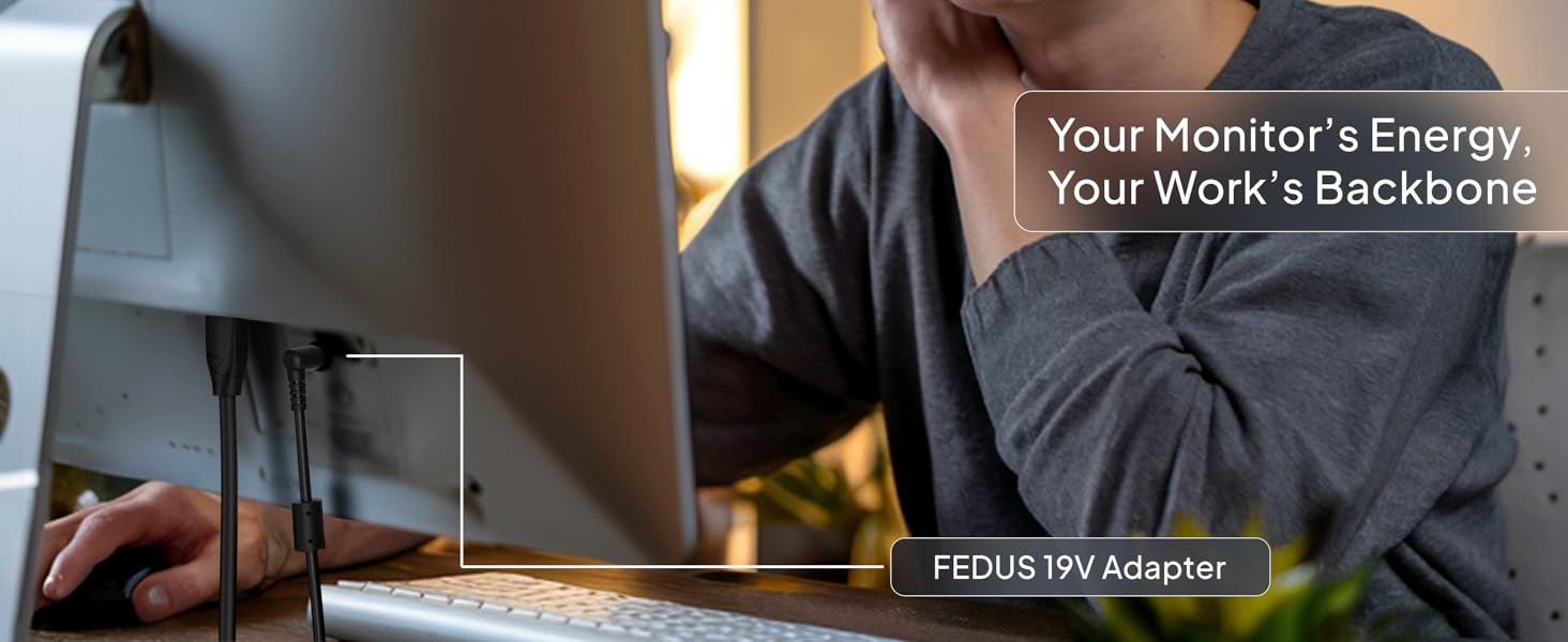 AC Power Adapter for LG Power Supply for LG Monitors 19V Power Adapter for TV