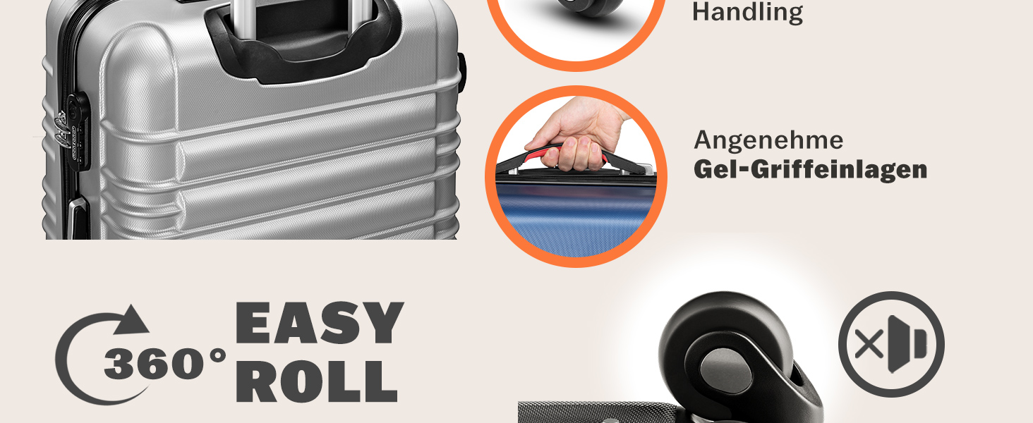 Monzana Kofferset Reisekoffer S-M-L-XL ABS Hartschalen Gel-Griffe 4 Rollen Navy
| Monzana Kofferset 4 Rollen Schloss Fü Fde045c5 Af19 4f5d B3e9 8403c0fc62a2. CR0,0,1464,600 PT0 SX1464 V1