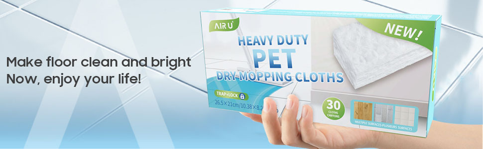 swiffer heavy duty dry sweeping cloths