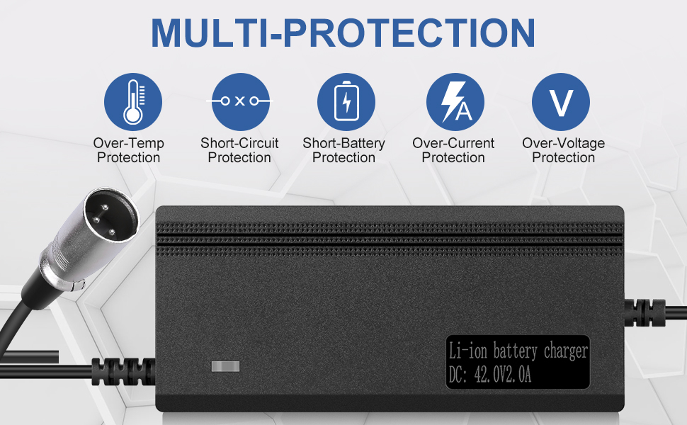 eZip E-1000 eZip Tricruiser Overheating and overcharging short circuit protection