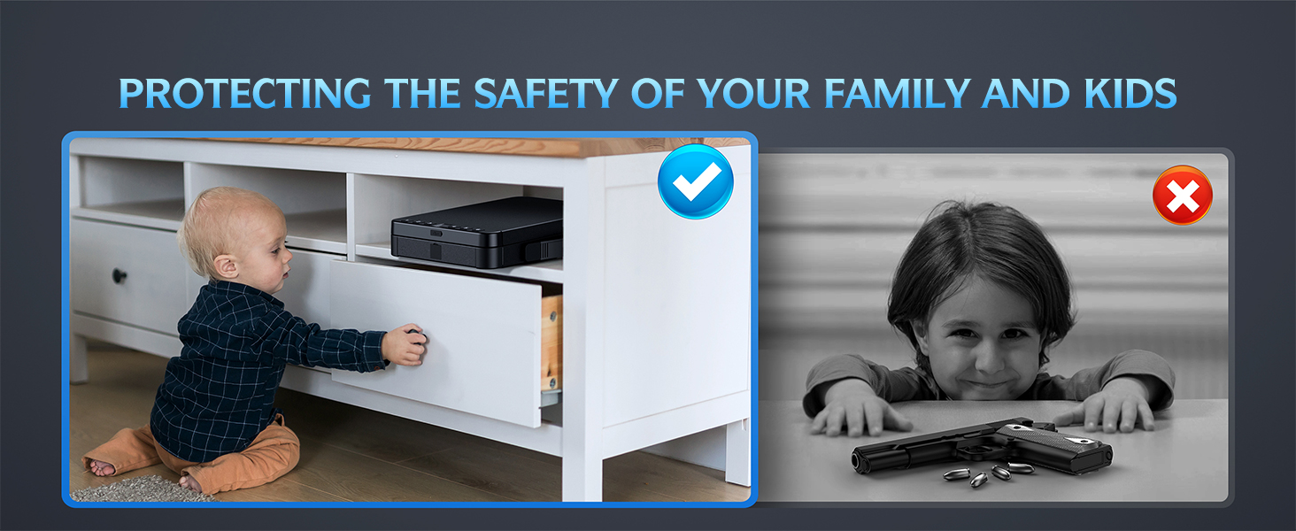 bedside gun safe for handgun