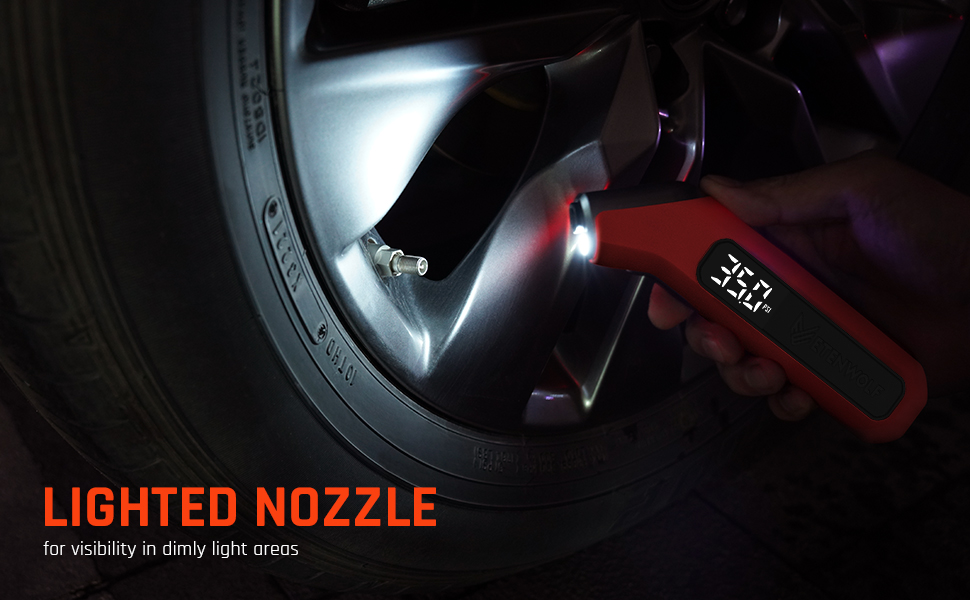 ETENWOLF Digital Tire Pressure Gauge 3200 PSI, Calibrated