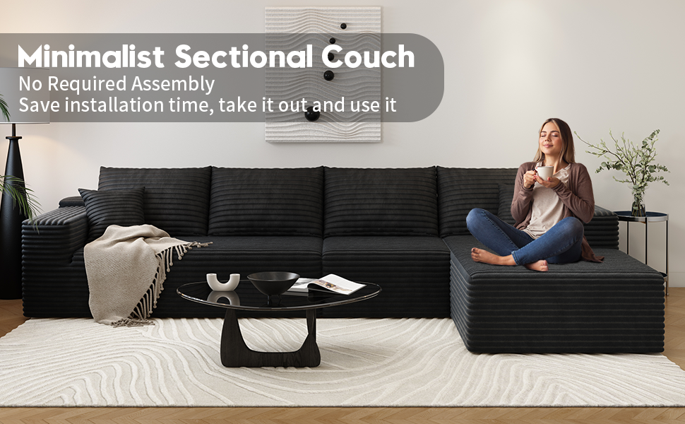 u shaped couch