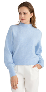 Mock neck sweater