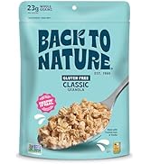 Back to Nature Classic Granola Cereal - Gluten Free, Non-GMO, Plant Based Snacks made with Whole ...