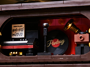 Vintage Gramophone Building Block Set