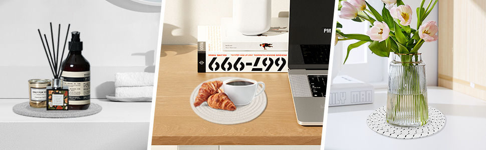 plate mat set 6 trivets for hot dishes decorative