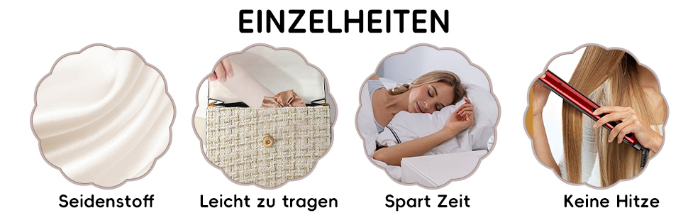 Krullen zonder hitte, haarspelden 's nachts met haarspeld, antislip, haarhaarkrullers 's nachts