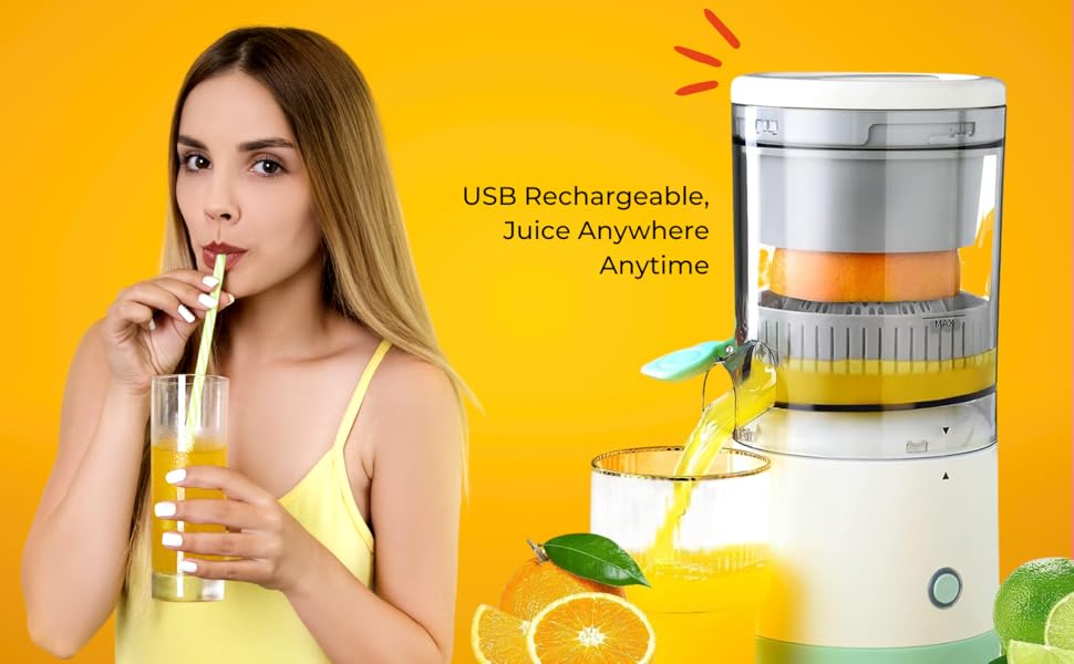 Electric Citrus Juicer for Lemons and Oranges