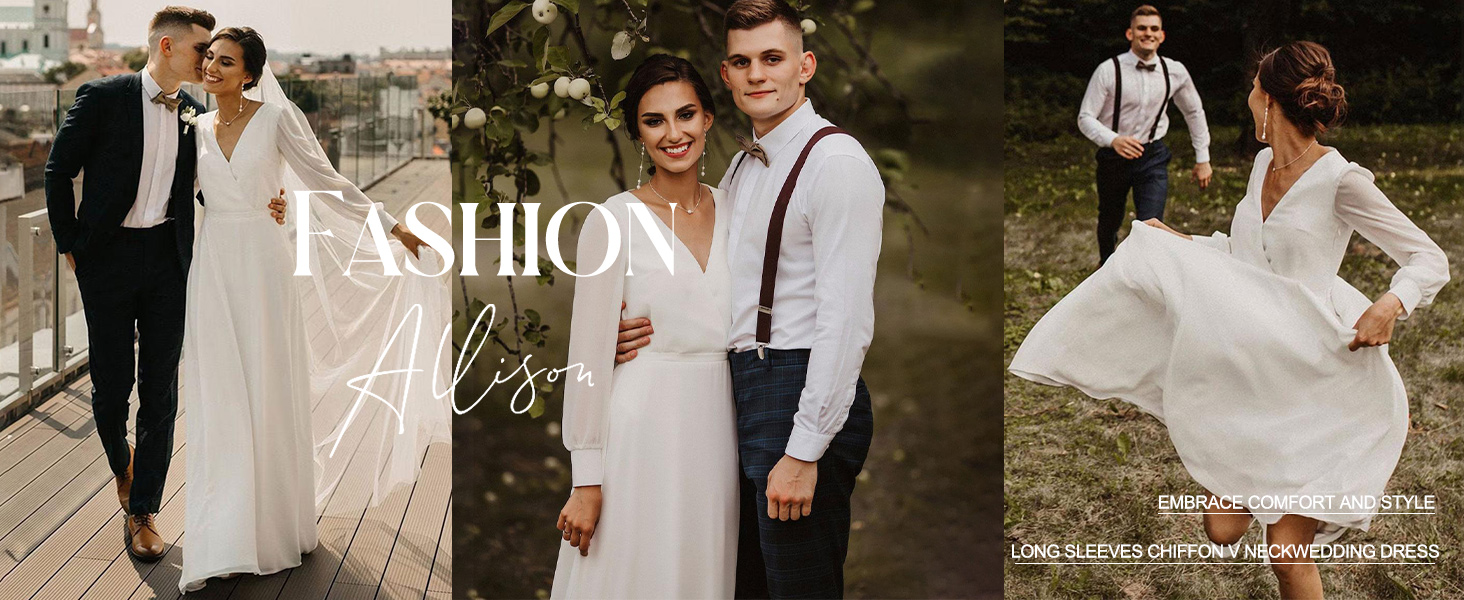 Long Sleeves Wedding Dress