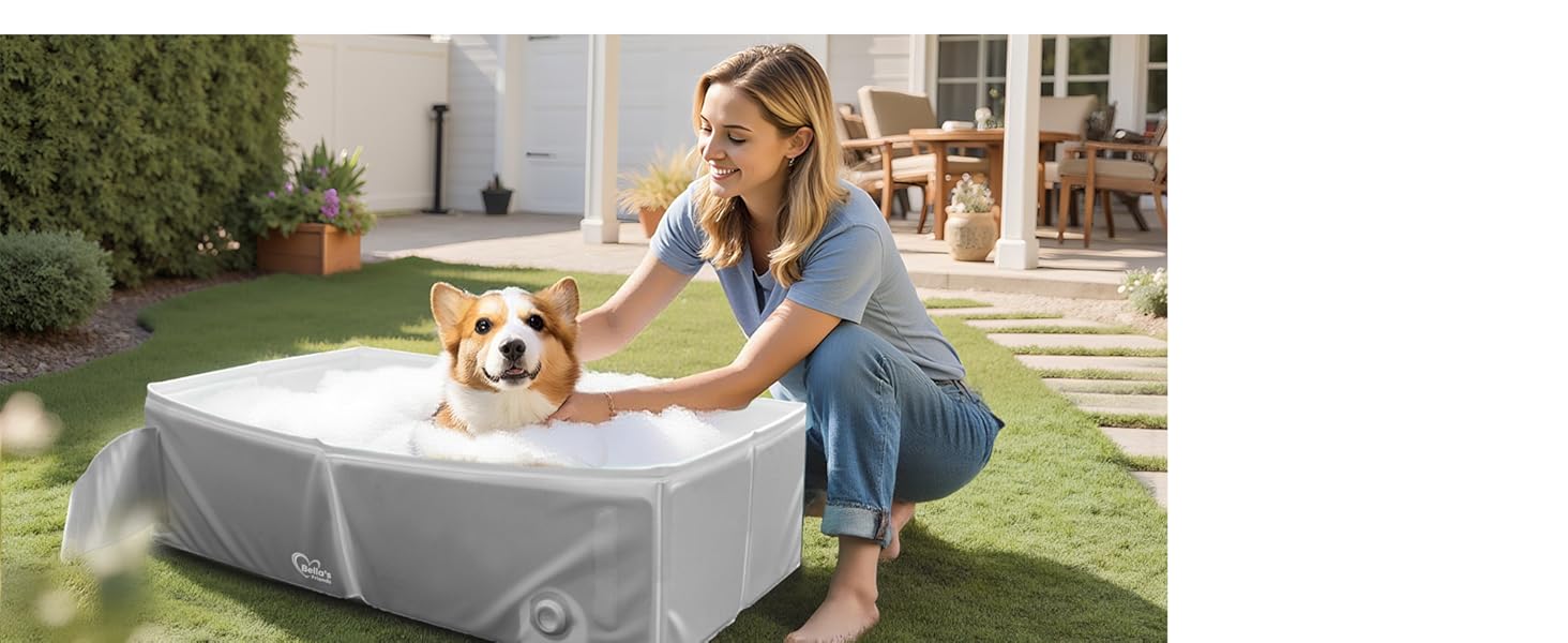 Give your lovely pets a cozy bath with our bathtub.