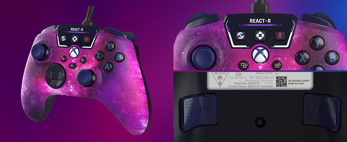 Turtle Beach React-R Controller Nebula – Xbox Series X|S, Xbox One und ...