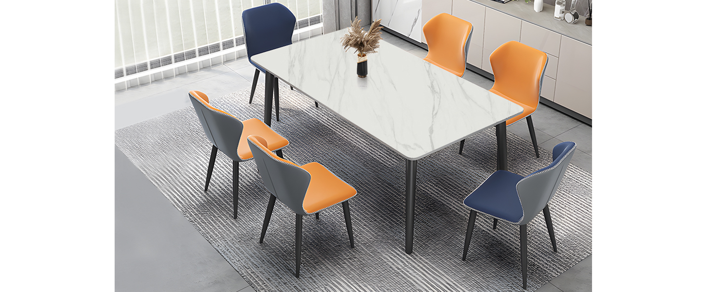 Marble Sintered Stone Dining Table