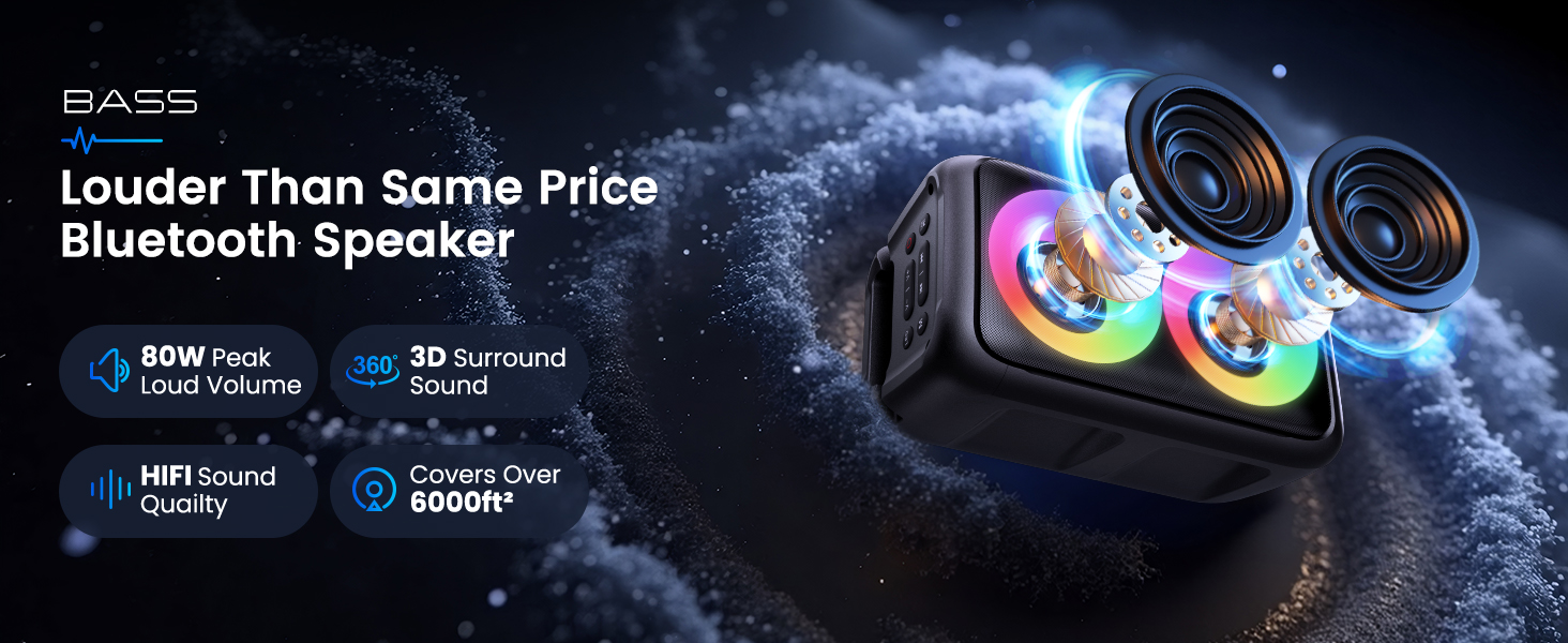 party speakers bluetooth wireless big bluetooth speaker big speaker