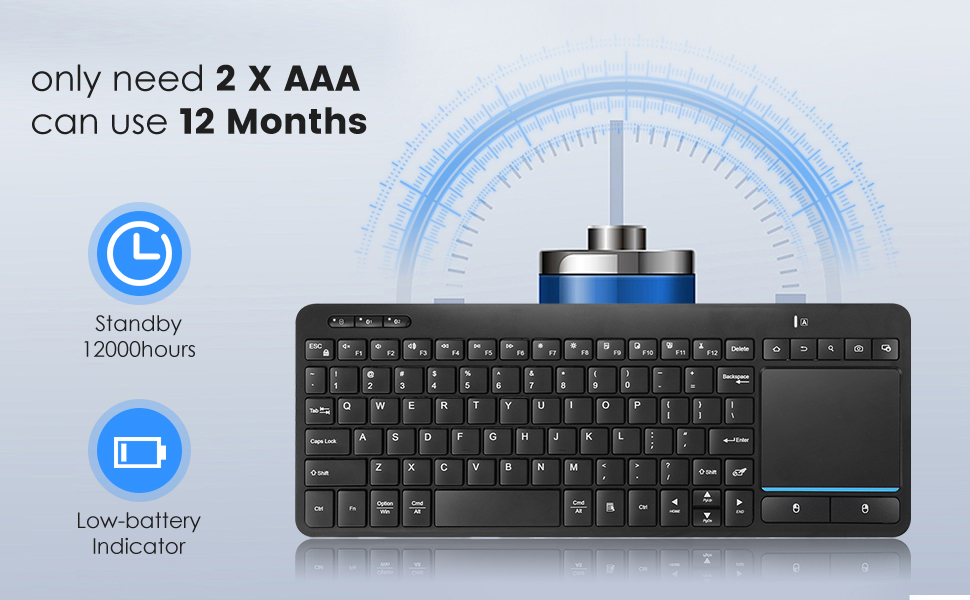 bluetooth keyboard with trackpad 