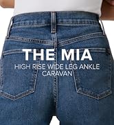 Link to the listing for Joe's Jeans Women's Mia High-Rise Wide-Leg Ankle Jeans.