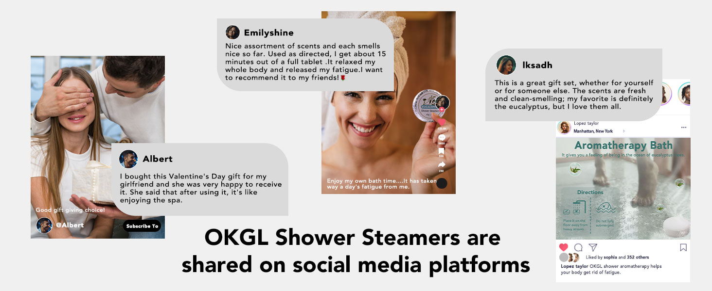 shower aromatherapy steamers
