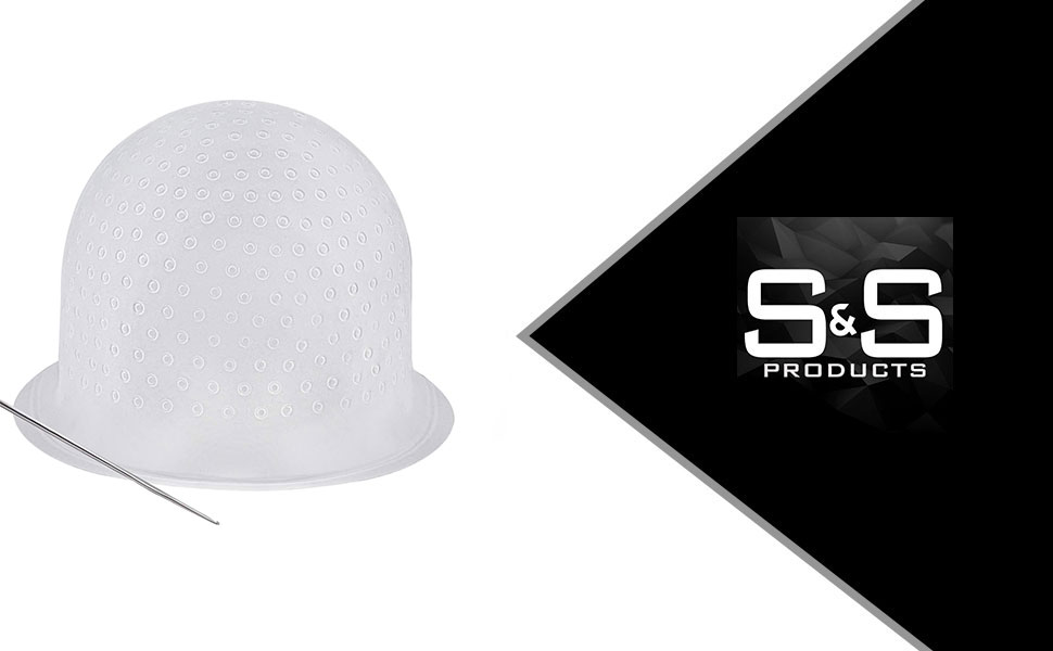 Silicone Frosting Coloring Hat Professional Highlighting Streaking Hair
