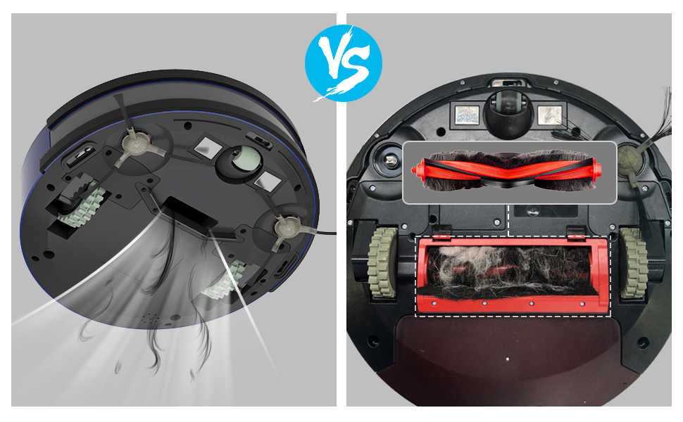 OKP K2 Robot Vacuums, 1800Pa Strong Suction, 100Mins Run time, Works