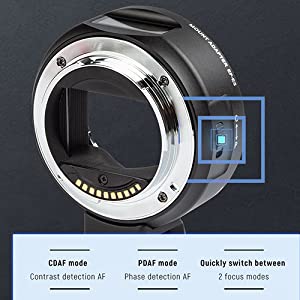 Amazon.com : VILTROX EF-E5 Smart Auto Focus Lens Mount