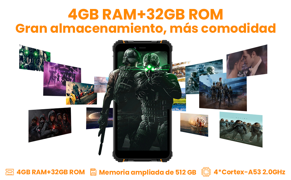 Móvil Libres Resistente Android 12