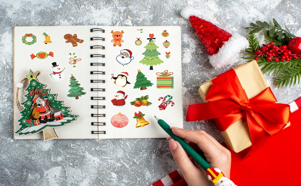 christmas stickers