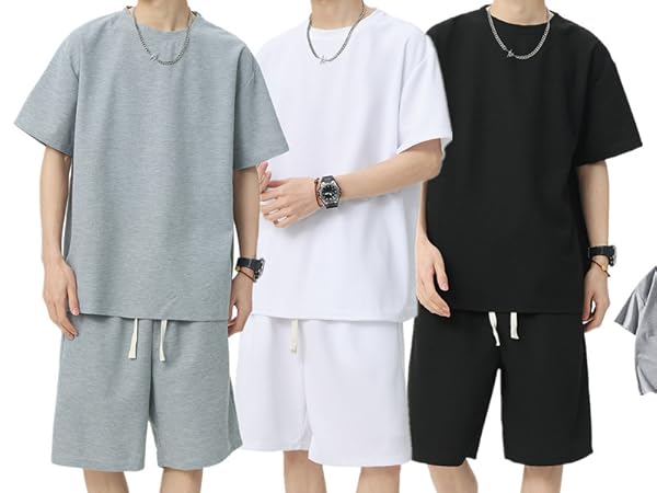 ハワイ購入上下おしゃれジャージ！☆*:.。. o(≧▽≦)o .。.:*☆ Amazon | [ANONIE] ジャージ メンズ 上下 セット 夏服 おおきい