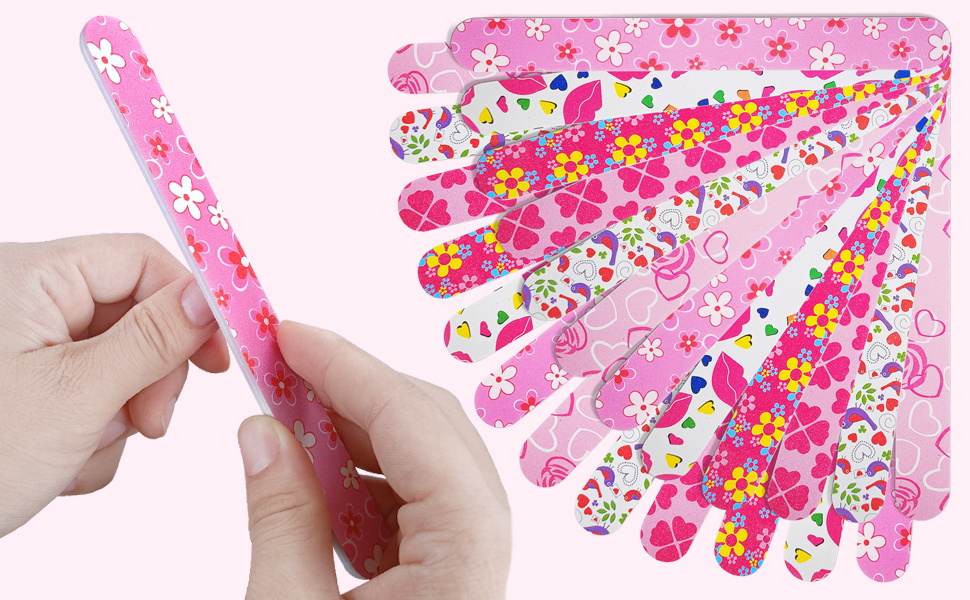 Dual-Sided Nail Files with 100/180 Grit