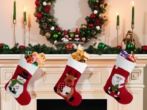 6PCS クリスマス 靴下 サンタクロース 雪だる クリスマス 靴下ギフト袋 Amazon.co.jp: クリスマス 6PCS サンタクロース 雪だる