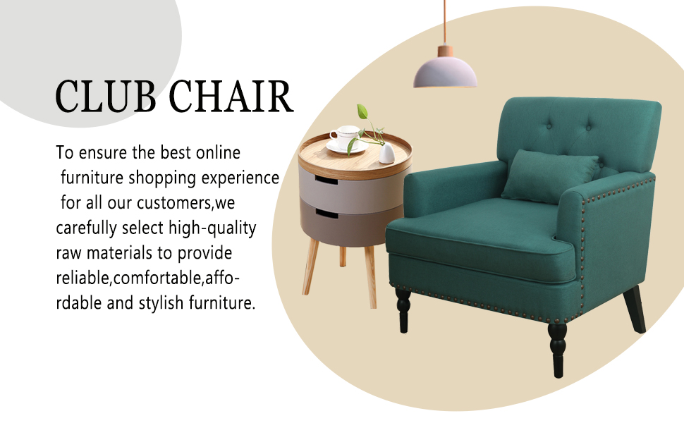 Accent Chair, Arm Chair，Living Room Upholstered Chair