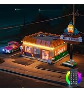 Brickshining LED Lighting Compatible with Lego The Simpsons Krusty Burger 10352，Upgraded Light Ki...