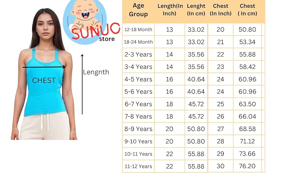 slip inner size chart