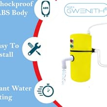 Installation for mini water geyser