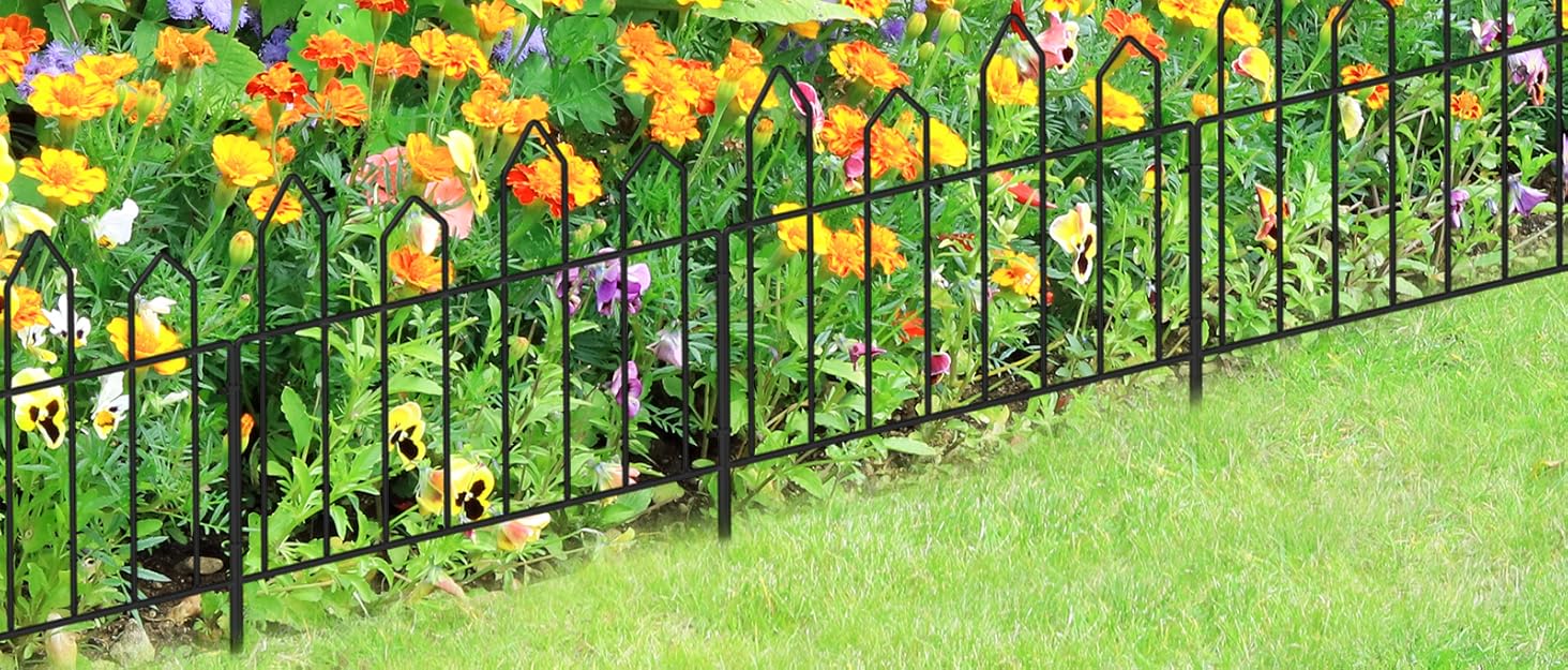 35 Pack Animal Barrier Fence, 12.4 Inch(H) X 50 Ft(L