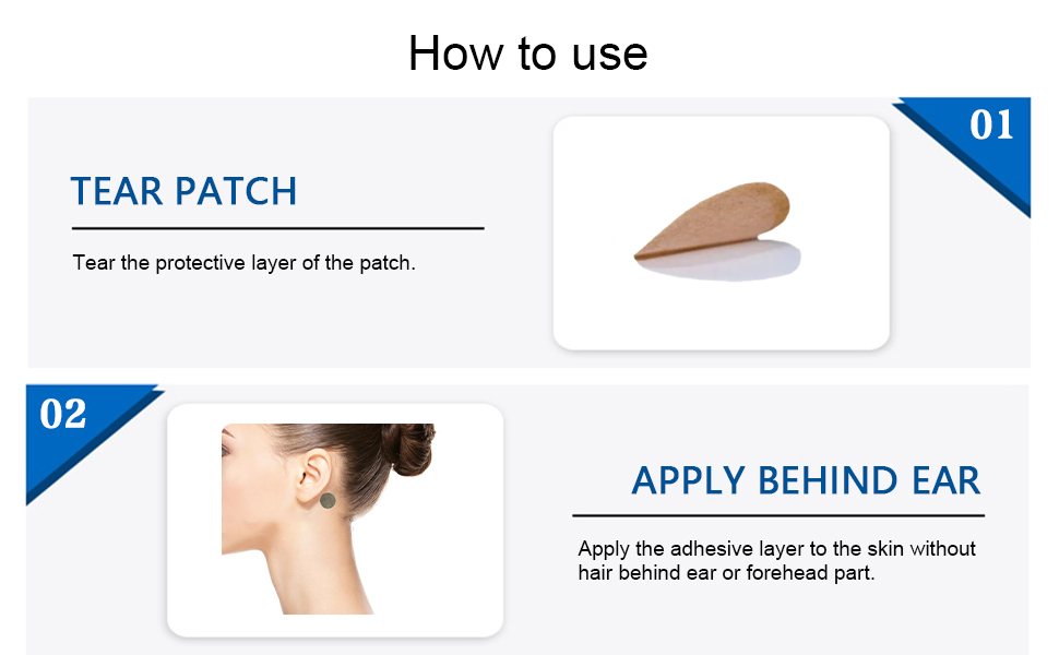 LSYEE 30 Counts Motion Sickness Patches, Nausea Patches for