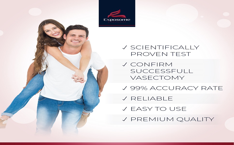 Exposome BioSciences Vasectomy Home Test Kit (Contains 2 Tests)