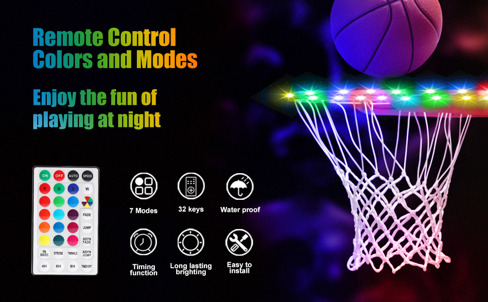 LED Basketball Hoop Light