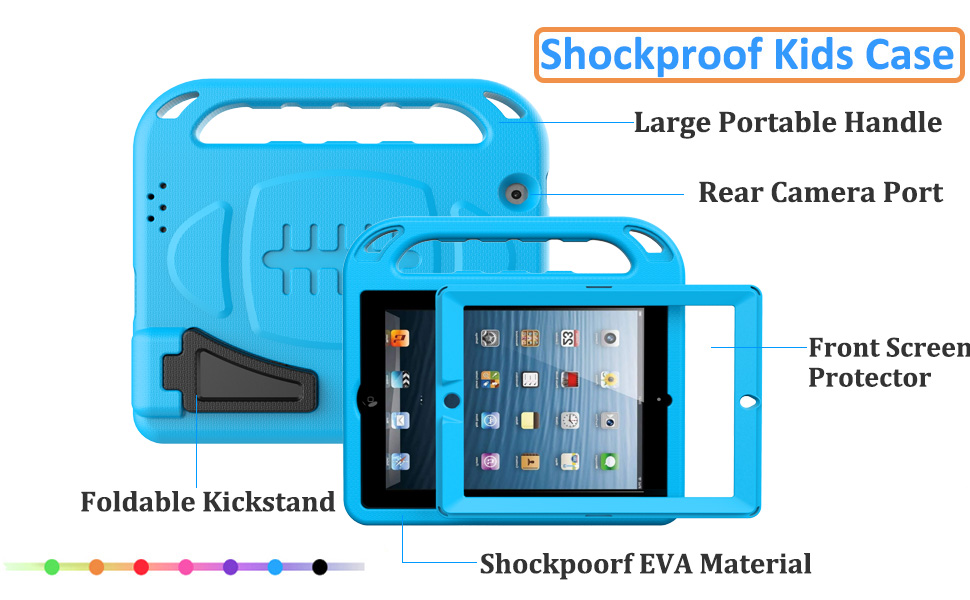 BMOUO Kids Case for iPad 2nd 3rd 4th Generation, iPad 2 3 4