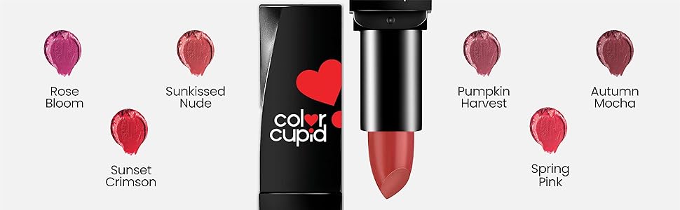 Color Cupid Velvety Intense Color 12-Hour Stay Bullet Lipstick