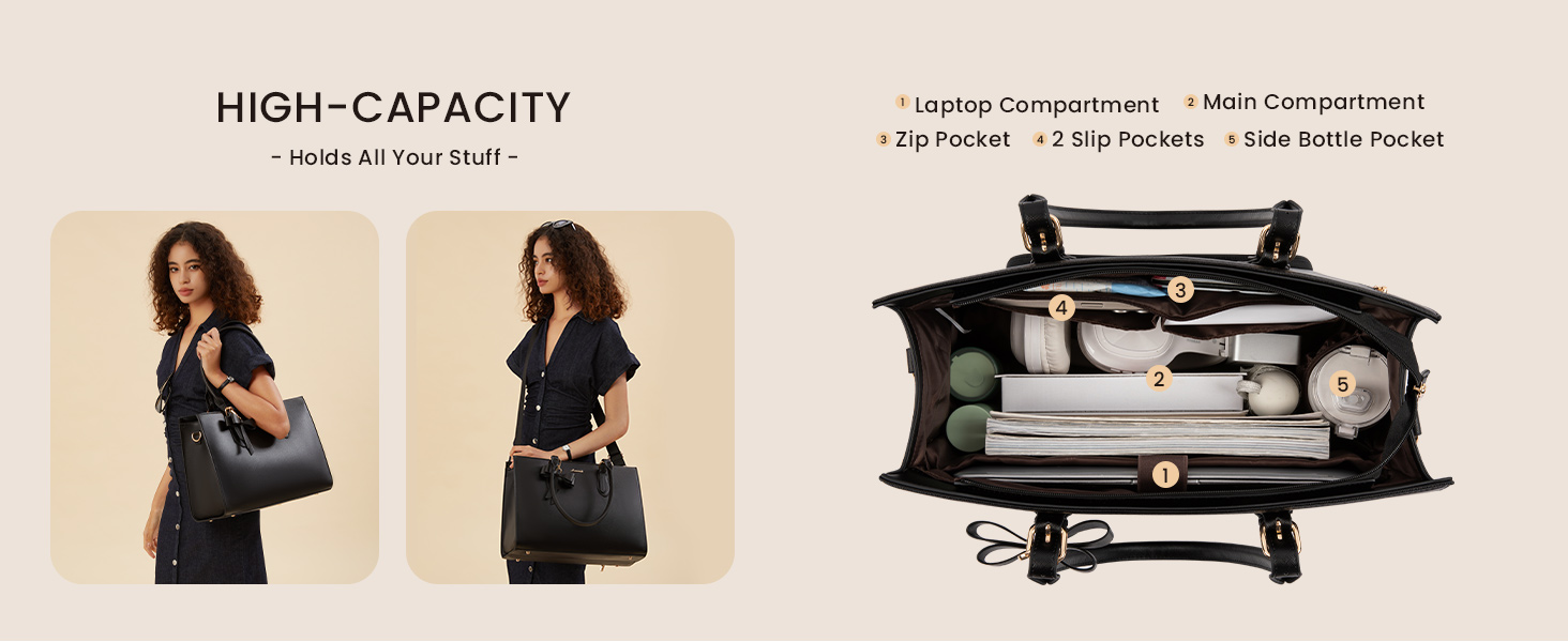 Laptop Lunch Tote Bag for Women, Work Bag