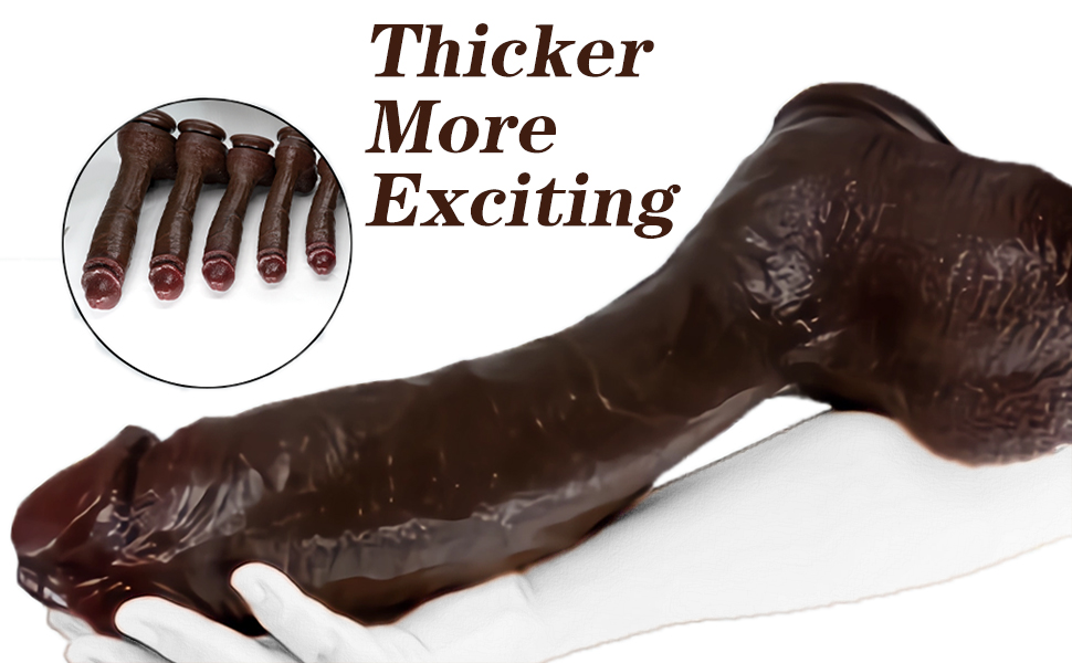 realistic xl huge big thick silicone long black dildo xxl anal giant real dildos adult sex toys