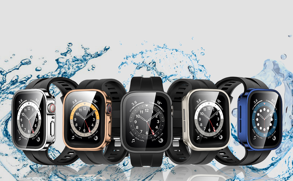 Amizee 2 in 1 Case [2Pack] Compatible with Apple Watch Series 9 Series